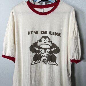 Tultex "It's On Like...(Donkey Kong)" 100% Cotton Graphic Tee T-Shirt SZ XXXL